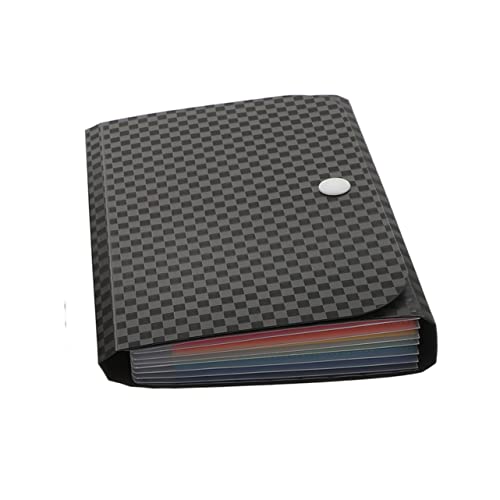 Uonlytech Bequemer Dokumentenorganisator Tragbare Fächermappe mit Fächern für Rechnungen Quittungen und Kleine Dokumente für Büro und Unterwegs von Uonlytech