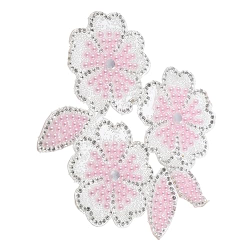 Uonlytech Blumenförmiger Strass Applikation Bügelpatch DIY Kleidung Zubehör für Taschen und Nähprojekte Glänzende Dekoration Uonlytech Blumenförmiger Strass Applikation Bügelpatch DIY Kleidung Zubehör für Taschen und Nähprojekte Glänzende Dekoration von Uonlytech
