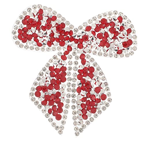 Uonlytech Bogenknoten Diamond Stoffflicken für Kleidung Dekoration Nähen Hochzeitsdeko Applikationsaufnäher mit Strasssteinen Strass-Patch zum Aufbügeln Heißschmelzkleber rot Uonlytech Bogenknoten Diamond Stoffflicken für Kleidung Dekoration Nähen Hochzeitsdeko Applikationsaufnäher mit Strasssteinen Strass-Patch zum Aufbügeln Heißschmelzkleber rot von Uonlytech