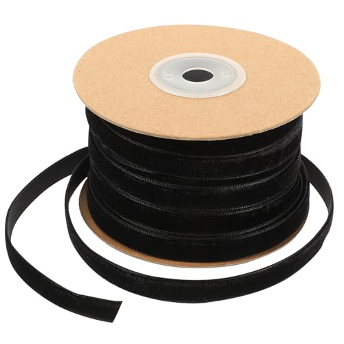 Uonlytech Breites Samtband Hochwertiges Geschenkband für Bastelprojekte Hochzeiten und Dekorationen Yards pro Rolle Schwarz für Feiern und Persönliche Kreativität Uonlytech Breites Samtband Hochwertiges Geschenkband für Bastelprojekte Hochzeiten und Dekorationen Yards pro Rolle Schwarz für Feiern und Persönliche Kreativität von Uonlytech