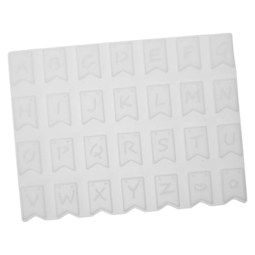Uonlytech Briefflagge Harzalphabetformen Epoxid-Buchstabenformen Alphabet Harzform Gießform aus Epoxidharz Form zur Herstellung von Schmuckanhängern Buchstabenkettenform Kieselgel Weiß Uonlytech Briefflagge Harzalphabetformen Epoxid-Buchstabenformen Alphabet Harzform Gießform aus Epoxidharz Form zur Herstellung von Schmuckanhängern Buchstabenkettenform Kieselgel Weiß von Uonlytech