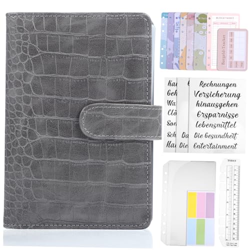 Uonlytech Budget Ordner für Deutscher Spesen Tracker mit Fächern Rechnungs Organizer mit Zubehör Tragbar und für Budgetplanung und Geldmanagement Uonlytech Budget Ordner für Deutscher Spesen Tracker mit Fächern Rechnungs Organizer mit Zubehör Tragbar und für Budgetplanung und Geldmanagement von Uonlytech