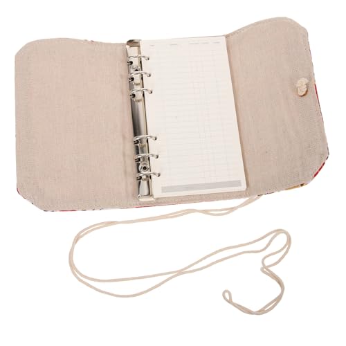 Uonlytech Budget Planer Notizbuch Japanisches Design Cartoon Budget Binder Ringbuch Notizen für Haushaltsplanung und Einfache Nutzung Zufällige Innenseiten von Uonlytech