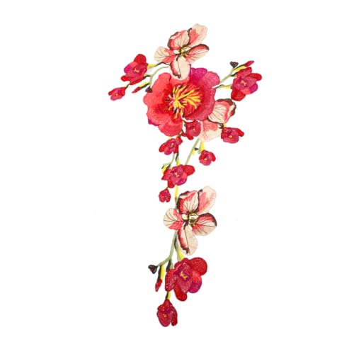 Uonlytech Bunte Blumen Cheongsam Abziehbilder Blumen-Rechteck-Flecken Stoffflicken für Kleidung Nähwerkzeuge Patches nähen Dekoration mit Kleiderapplikationen Stickereiflecken Polyester rot Uonlytech Bunte Blumen Cheongsam Abziehbilder Blumen-Rechteck-Flecken Stoffflicken für Kleidung Nähwerkzeuge Patches nähen Dekoration mit Kleiderapplikationen Stickereiflecken Polyester rot von Uonlytech