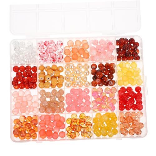 Uonlytech Bunte Glasperlen mit Großem Runde Spacer Charms für Schmuckherstellung DIY Perlen für Armbänder Halsketten Ohrringe Mit Aufbewahrungsbox für Einfaches Basteln Uonlytech Bunte Glasperlen mit Großem Runde Spacer Charms für Schmuckherstellung DIY Perlen für Armbänder Halsketten Ohrringe Mit Aufbewahrungsbox für Einfaches Basteln von Uonlytech