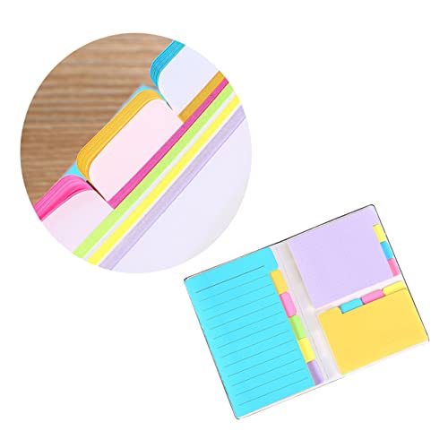 Uonlytech Bunte Haftnotizen Selbst Aufkleber Beachten Sie Pads Unterlage Post-self-stick-notizen Pads Haftnotizblöcke Kratzpads von Uonlytech