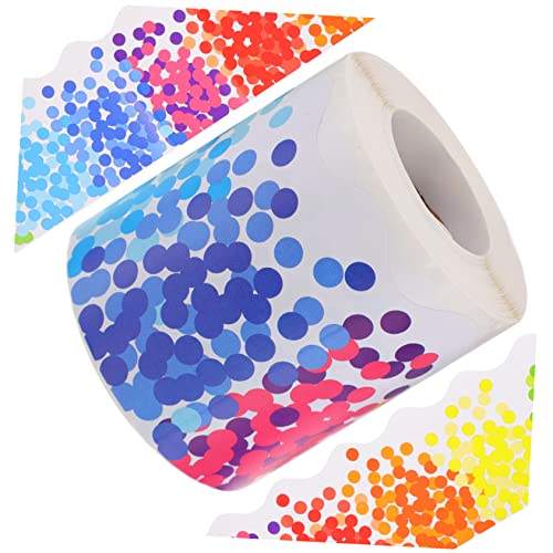 Uonlytech Bunte Punkt Muster Bulletin Board Dekoration Border Sticker für Klassenzimmer Büro und Fenster Selbstklebend Auffälliger Rahmen für Schulbeginn und Schulbedarf Uonlytech Bunte Punkt Muster Bulletin Board Dekoration Border Sticker für Klassenzimmer Büro und Fenster Selbstklebend Auffälliger Rahmen für Schulbeginn und Schulbedarf von Uonlytech