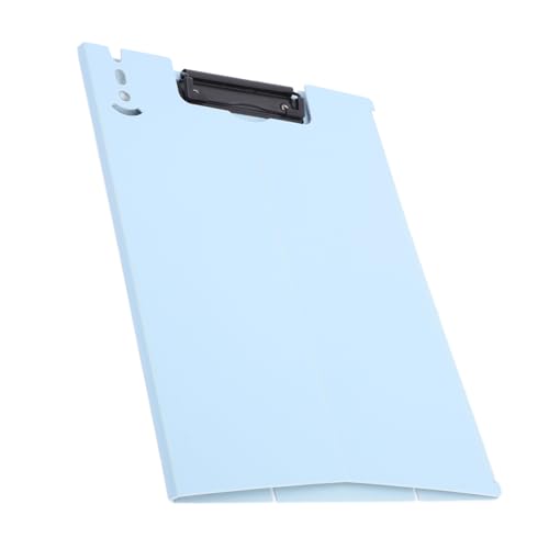 Uonlytech Clips Papier Datei groß mit Büro Klemmbretter Binder Zwischenablage Klassenzimmer müssen haben Zwischenablage für Krankenschwestern Klemmbrett-Clip Metall Sky-blue von Uonlytech