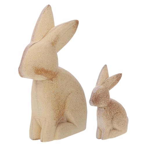 Uonlytech DIY Holz Tierfigur Unbemalte Kaninchen Holzornamente für Kreative Dekoration Bastelbedarf für Zuhause Büro und Hochwertige Holzfiguren Massivem Holz Uonlytech DIY Holz Tierfigur Unbemalte Kaninchen Holzornamente für Kreative Dekoration Bastelbedarf für Zuhause Büro und Hochwertige Holzfiguren Massivem Holz von Uonlytech