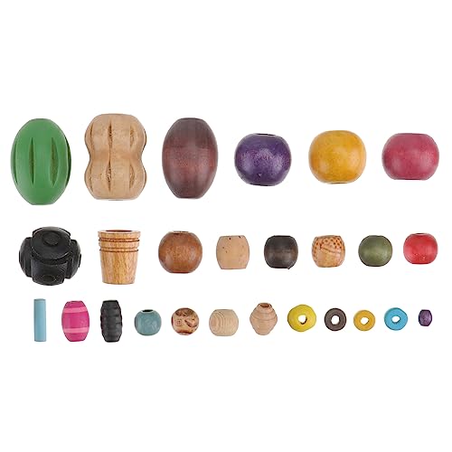 Uonlytech DIY Holzperlen Bunte Perlen und Zubehör für Handmade Schmuckgestaltung für Armbänder und Kreative Bastelprojekte mit Hochwertigen Materialien Uonlytech DIY Holzperlen Bunte Perlen und Zubehör für Handmade Schmuckgestaltung für Armbänder und Kreative Bastelprojekte mit Hochwertigen Materialien von Uonlytech