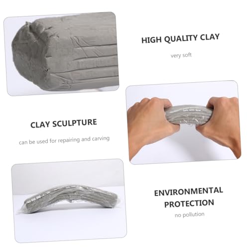 Uonlytech DIY Modelliermasse Lufttrocknend Graue Skulptur Knete für Kreative Bastelarbeiten für Formen Reparaturen und Handarbeiten von Uonlytech