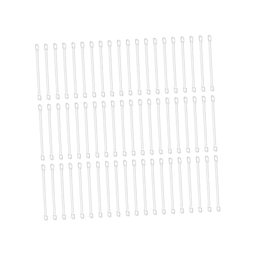 Uonlytech DIY Ohrring Zubehör Metall Verbindungsstäbe Weiß K Langlebig und Sicher für Ohrring Selbermachen und Reparatur Einfache Handhabung für Damen Alltagsmode von Uonlytech