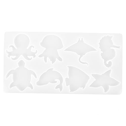 Uonlytech DIY Silikonform Meereslebewesen Schlüsselanhänger Gießform für Tierornamente für Handarbeiten und Projekte Hochwertigem Silikon Gefertigt Uonlytech DIY Silikonform Meereslebewesen Schlüsselanhänger Gießform für Tierornamente für Handarbeiten und Projekte Hochwertigem Silikon Gefertigt von Uonlytech