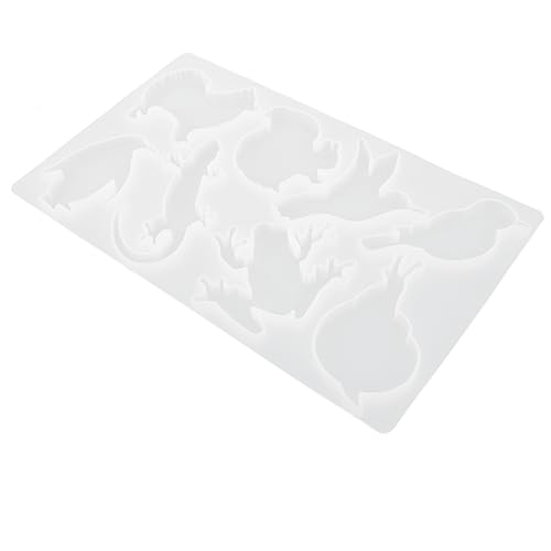 Uonlytech DIY Silikonform Tieranhänger Schlüsselanhänger Flexible Langlebige Gießform für Bastelprojekte für Personalisierte und Dekorationen Tierförmige Silikonformen für Epoxidharz und von Uonlytech