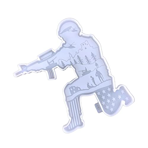 Uonlytech DIY Silikonform für Soldat Ornamente Flexible und Langlebige Gießform für Dekorationen für und Bastelprojekte Wiederverwendbar und Leicht Uonlytech DIY Silikonform für Soldat Ornamente Flexible und Langlebige Gießform für Dekorationen für und Bastelprojekte Wiederverwendbar und Leicht von Uonlytech