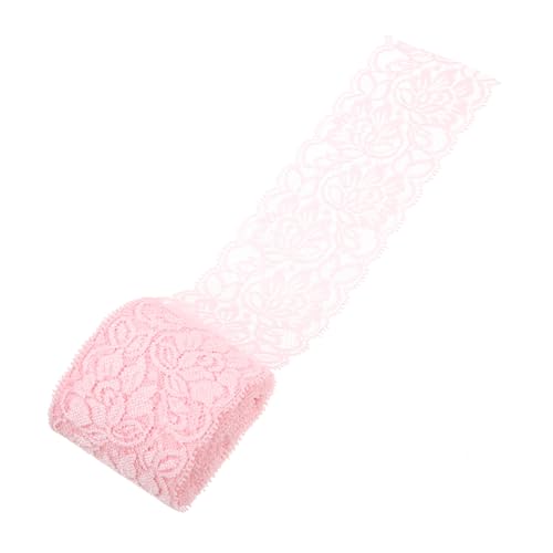 Uonlytech DIY Spitzenband für Bekleidung Elastisches Verschleißfestes Spitzenmaterial Geburtstags und Partydesigns Bastelprojekte und Textilverzierungen von Uonlytech