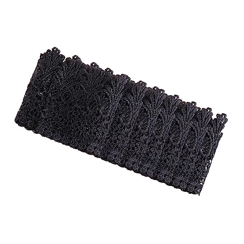 Uonlytech DIY Spitzenbesatz Polyester Breiter Schwarzer für Kleidung Dekoration und Accessoires für Bastelprojekte und Uonlytech DIY Spitzenbesatz Polyester Breiter Schwarzer für Kleidung Dekoration und Accessoires für Bastelprojekte und von Uonlytech