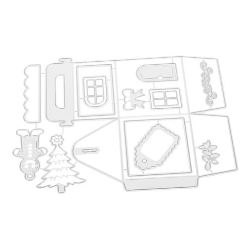 Uonlytech DIY handwerk stanzschablone Frohe Weihnachten Schneiden Ornament Material Stempel DIY Stanzform Party-Stanzformen Stahl mit hohem Kohlenstoffgehalt Silver Uonlytech DIY handwerk stanzschablone Frohe Weihnachten Schneiden Ornament Material Stempel DIY Stanzform Party-Stanzformen Stahl mit hohem Kohlenstoffgehalt Silver von Uonlytech