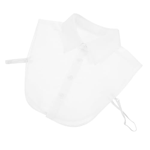 Uonlytech Damen Fake Kragen Weiß Abnehmbar Spitz Baumwolle Stickerei Blusenkragen Einsatz für Hemd Bluse Kleid Accessoire Uonlytech Damen Fake Kragen Weiß Abnehmbar Spitz Baumwolle Stickerei Blusenkragen Einsatz für Hemd Bluse Kleid Accessoire von Uonlytech