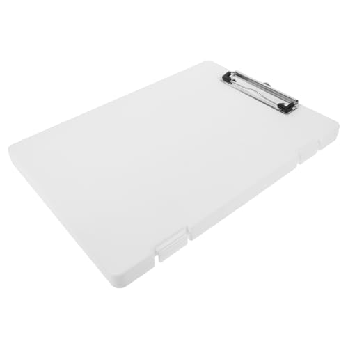 Uonlytech Datenspeicherblock Multifunktions-Klemmbrett Büroklammer Professionelle Zwischenablage Tafel Datei Zwischenablage Büroschreib-Zwischenablage Schreibunterlage Metall Weiß Uonlytech Datenspeicherblock Multifunktions-Klemmbrett Büroklammer Professionelle Zwischenablage Tafel Datei Zwischenablage Büroschreib-Zwischenablage Schreibunterlage Metall Weiß von Uonlytech
