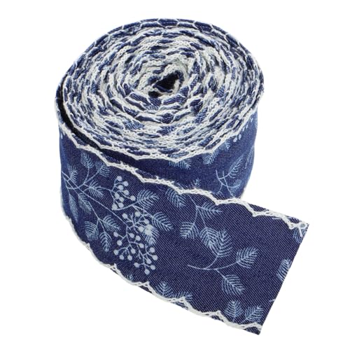 Uonlytech Denimband mit Spitzenrand Vielseitiges Jeansstoffband für Diy Bastelprojekte Haarschleifen und Schuhverzierungen Breit Yards für Kreative Modeakzente Uonlytech Denimband mit Spitzenrand Vielseitiges Jeansstoffband für Diy Bastelprojekte Haarschleifen und Schuhverzierungen Breit Yards für Kreative Modeakzente von Uonlytech
