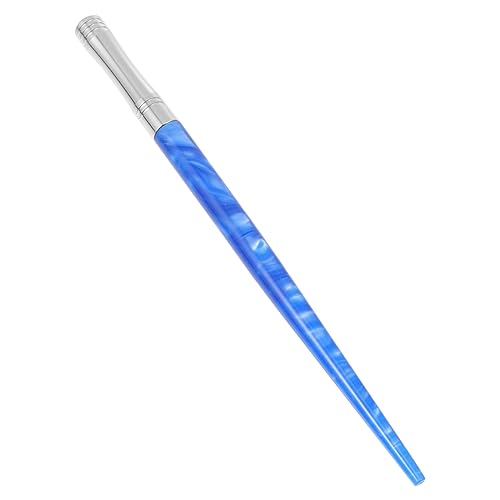 Uonlytech Dip Pen Federspitzen Abnehmbarer Halter Kalligraphie Stifthalter Füllfederhalter Schreibkalligraphie Stift Füllfederhalter Harz Blau von Uonlytech