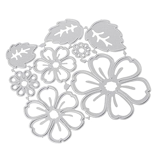 Uonlytech Diy Stanzschablone Blume Carbonstahl Stanzformen für Scrapbooking Kartenherstellung Prägeschablonen Basteln Vielseitige Cutting Dies Vorlage von Uonlytech