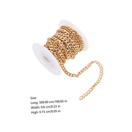 Uonlytech Edelstahl Kettenrolle DIY Schmuckkette Gliederkette für Halsketten Armbänder Schmuckherstellung Herren Zubehör Langlebig Sicher und Vielseitig Uonlytech Edelstahl Kettenrolle DIY Schmuckkette Gliederkette für Halsketten Armbänder Schmuckherstellung Herren Zubehör Langlebig Sicher und Vielseitig von Uonlytech