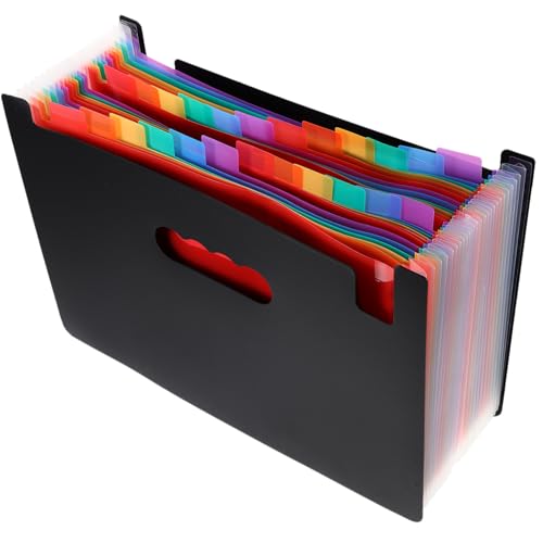 Uonlytech Erweiterbare Fächermappe Dokumentenmappe mit Fächern Multifunktionale Aktenablage für Büro und Zuhause Robustes Design für Optimalen Schutz für Papiere Quittungen Visitenkarten Uonlytech Erweiterbare Fächermappe Dokumentenmappe mit Fächern Multifunktionale Aktenablage für Büro und Zuhause Robustes Design für Optimalen Schutz für Papiere Quittungen Visitenkarten von Uonlytech