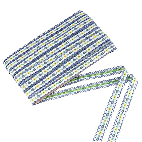 Uonlytech Ethno Stil DIY Kleidung Zubehör Bestickte Spitze Modisches Blumenmuster für Vielseitig Einsetzbare und Langlebige Stoffverzierung Yards Uonlytech Ethno Stil DIY Kleidung Zubehör Bestickte Spitze Modisches Blumenmuster für Vielseitig Einsetzbare und Langlebige Stoffverzierung Yards von Uonlytech