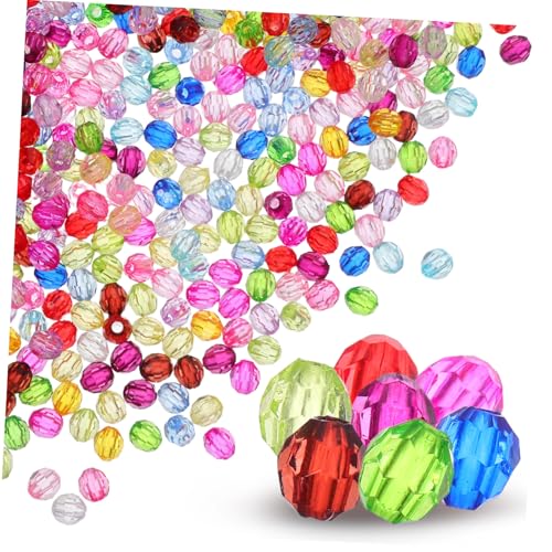 Uonlytech Facettierte Spacer Perlen Mix Kunststoffbunte Schmuckperlen für Armbänder Halsketten Ohrringe DIY Basteln Langlebig Leicht Uonlytech Facettierte Spacer Perlen Mix Kunststoffbunte Schmuckperlen für Armbänder Halsketten Ohrringe DIY Basteln Langlebig Leicht von Uonlytech