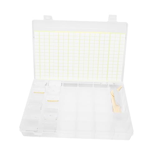 Uonlytech Fächer Aufbewahrungsbox mit Langlebigen Spulen Dekorativen Diy Kreuzstich Aufklebern Handbetriebener Fadenwickler Praktisches Nähzubehör Set für Stickgarn und Nadelwerkzeuge Uonlytech Fächer Aufbewahrungsbox mit Langlebigen Spulen Dekorativen Diy Kreuzstich Aufklebern Handbetriebener Fadenwickler Praktisches Nähzubehör Set für Stickgarn und Nadelwerkzeuge von Uonlytech