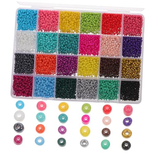 Uonlytech Farben Glasperlen DIY Schmuckperlen für Armbänder und Handgefertigte Bastelperlen Verschleißfestes Bastelzubehör Uonlytech Farben Glasperlen DIY Schmuckperlen für Armbänder und Handgefertigte Bastelperlen Verschleißfestes Bastelzubehör von Uonlytech