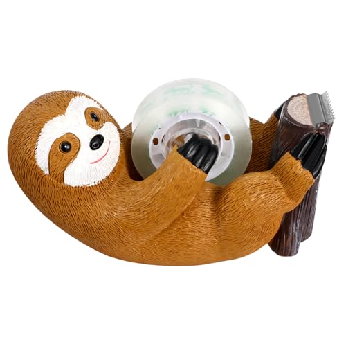 Uonlytech Faultier-Bandhalter Bandspender Schreibtisch zerbrechliches Band Tierischer Klebebandabroller Faultier tragbar Klebebandabschneider Nettes Bürozubehör Klebeband-Zubehör Harz Uonlytech Faultier-Bandhalter Bandspender Schreibtisch zerbrechliches Band Tierischer Klebebandabroller Faultier tragbar Klebebandabschneider Nettes Bürozubehör Klebeband-Zubehör Harz von Uonlytech