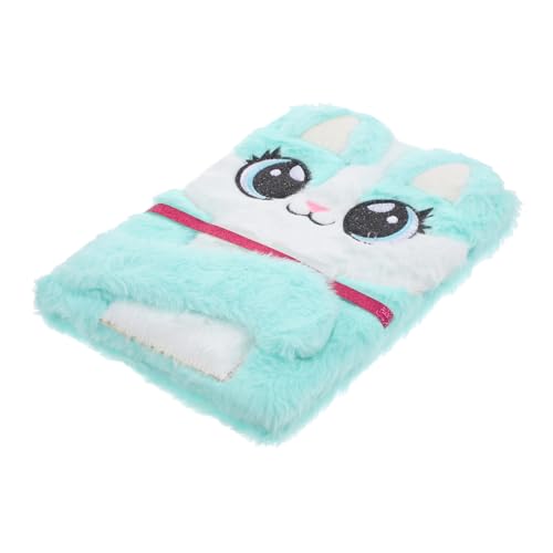 Uonlytech Fluffiges Notizbuch mit Cartoon Design Plüsch Tagebuch für Studenten Niedliches Fuchs für Kreative Schreibprojekte und Persönliche Notizen von Uonlytech