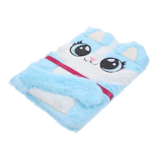 Uonlytech Fluffiges Notizbuch mit Plüschcover Cartoon Tagebuch für Leicht und Tragbar für Verschiedene Anlässe für Kreative Notizen und Persönliche Erfahrungen von Uonlytech