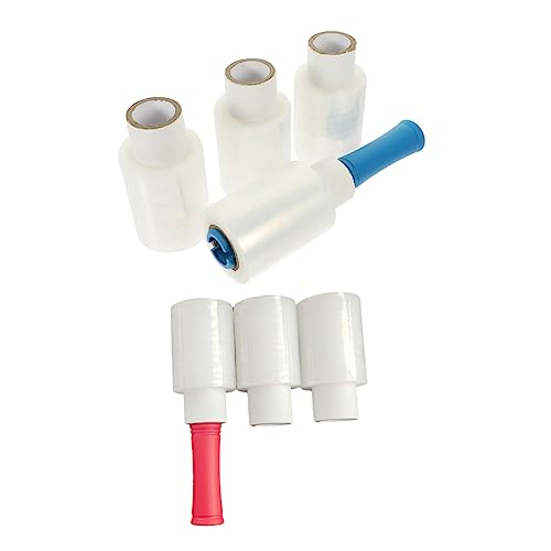 Uonlytech Folie Handhaben Verpackungsmaterial Für Den Umzug Griff Bewegen Frischhaltefolie Verpackungsfolie Für Den Umzug Schrumpffolie Hand-stretch-wrap Z.b. Film Zufällige Farbe Uonlytech Folie Handhaben Verpackungsmaterial Für Den Umzug Griff Bewegen Frischhaltefolie Verpackungsfolie Für Den Umzug Schrumpffolie Hand-stretch-wrap Z.b. Film Zufällige Farbe von Uonlytech