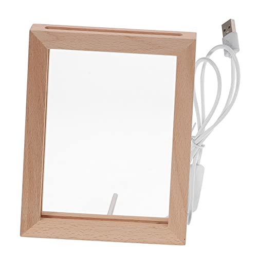 Uonlytech Fotorahmen Aus Holz Mit LED Licht Beleuchteter Bilderrahmen Leuchtender Bilderrahmen Fotorahmen Uonlytech Fotorahmen Aus Holz Mit LED Licht Beleuchteter Bilderrahmen Leuchtender Bilderrahmen Fotorahmen von Uonlytech