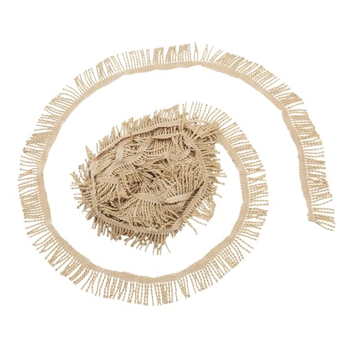 Uonlytech Fransen für Kleidung Quasten Stoff trimmt Nähen trimmen vorhang gardinen bestickter Spitzenbesatz goldener Spitzenbesatz Fransenbesatz aus Polyester Light Brown Uonlytech Fransen für Kleidung Quasten Stoff trimmt Nähen trimmen vorhang gardinen bestickter Spitzenbesatz goldener Spitzenbesatz Fransenbesatz aus Polyester Light Brown von Uonlytech