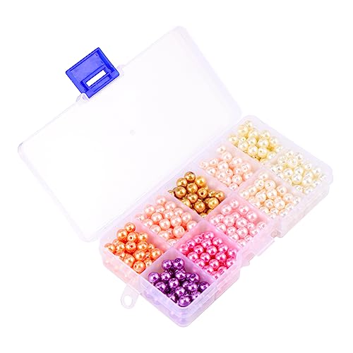 Uonlytech Glasperlen Diy Bastelperlen Pastellfarbene Perlen für Schmuckherstellung und Dekoration Box für Armbänder und Schlüsselanhänger Langlebig und Farbecht Uonlytech Glasperlen Diy Bastelperlen Pastellfarbene Perlen für Schmuckherstellung und Dekoration Box für Armbänder und Schlüsselanhänger Langlebig und Farbecht von Uonlytech