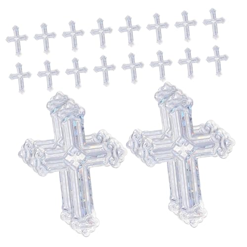 Uonlytech Glitzer Kreuz Konfetti Silber Wetterbeständiges Baptism Tischdeko Vielseitig für Taufe Geburtstag Hochzeit und Weihnachtsfeier Leichtes Streudekor aus Kunststoff Uonlytech Glitzer Kreuz Konfetti Silber Wetterbeständiges Baptism Tischdeko Vielseitig für Taufe Geburtstag Hochzeit und Weihnachtsfeier Leichtes Streudekor aus Kunststoff von Uonlytech
