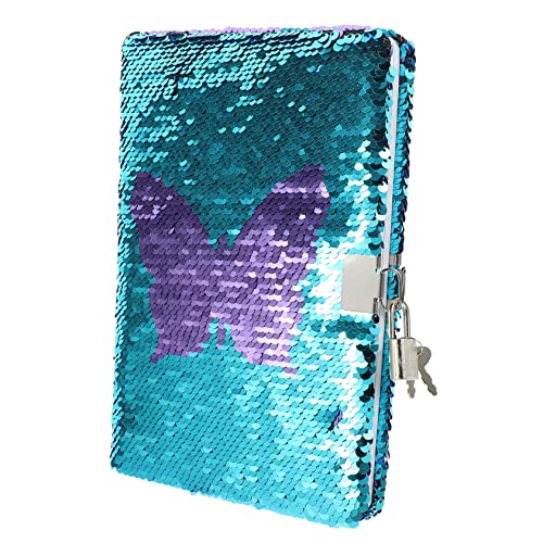 Uonlytech Glitzernde Abschließbare Sequin Notizbuch mit Süßem Pailletten Cover Leicht und Tragbar für Mädchen Schüler und Reisen Tagebuch für Schule und Büro Uonlytech Glitzernde Abschließbare Sequin Notizbuch mit Süßem Pailletten Cover Leicht und Tragbar für Mädchen Schüler und Reisen Tagebuch für Schule und Büro von Uonlytech