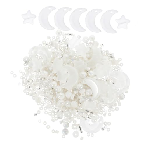 Uonlytech Gradienten Glasperlen Diy Schmuck Zubehör Runde Spacer Beads für Armbänder Glasperlen zum Auffädeln Frostweiß Bastelprojekte Uonlytech Gradienten Glasperlen Diy Schmuck Zubehör Runde Spacer Beads für Armbänder Glasperlen zum Auffädeln Frostweiß Bastelprojekte von Uonlytech