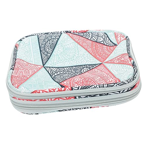 Uonlytech Häkel Nadel Tasche mit Großer Kapazität Reißverschlusstasche für Aufbewahrung von Stricknadeln Organizer für Häkelnadeln Zubehör für Handarbeitsliebhaber und Hobbyisten von Uonlytech