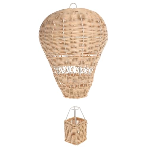 Uonlytech Hängende Rattan Heißluftballons Dekoration für Kinderzimmer Handgefertigte Ornamente für Romantische Anlässe Wie Weihnachten Hochzeiten Partys und Geburtstage Uonlytech Hängende Rattan Heißluftballons Dekoration für Kinderzimmer Handgefertigte Ornamente für Romantische Anlässe Wie Weihnachten Hochzeiten Partys und Geburtstage von Uonlytech
