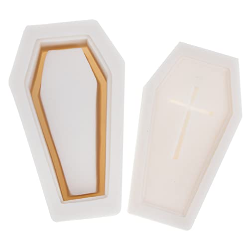 Uonlytech Halloween Silikonform für Kerzen Gießen Flexible Diy Gießform aus Langlebigem Hitzebeständigem Silikon Leicht Wiederverwendbar für Kreative Tischdeko und Desktop Ornamente von Uonlytech