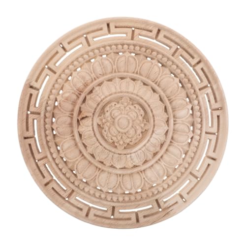 Uonlytech Handgefertigte Holzapplikation Mandala Blume Unlackiert Wiederverwendbar Vielseitige Dekoration für Möbel Wand Bett Schrank Europäischer Stil Uonlytech Handgefertigte Holzapplikation Mandala Blume Unlackiert Wiederverwendbar Vielseitige Dekoration für Möbel Wand Bett Schrank Europäischer Stil von Uonlytech