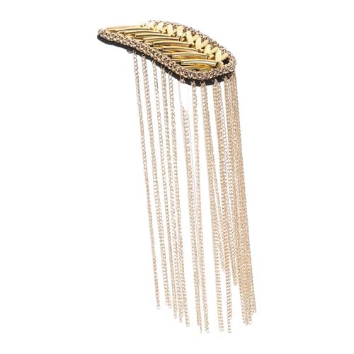 Uonlytech Handgefertigte Perlen Schulterstempel Modeaccessoires Vintage Accessoires Quaste Epauletten Schulter Vintage Quaste Epauletten Schulterpolster Kostüm Quaste Schulter Flanell von Uonlytech