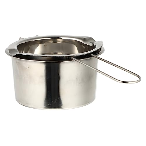 Uonlytech Handgemachter Schmelztopf für Seifenherstellung Doppelwandiger Wachstopf mit Hitzebeständigem Griff Langlebiger Diy Melting Container für Handgefertigte Seifen Sicher und Praktisch von Uonlytech