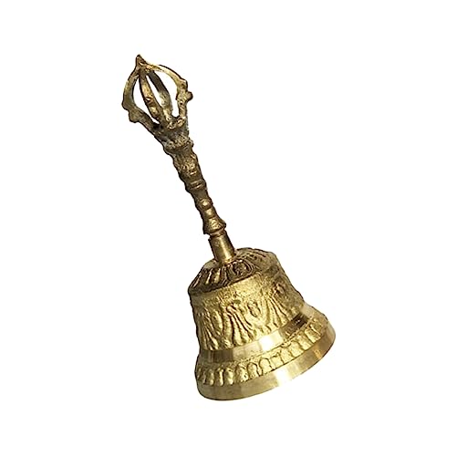Uonlytech Handglocke aus Multifunktionale Tischglocke für Zuhause Büro Schule Rustikal Langlebig für Empfang Tempel Veranstaltungen Elegante Griffklingel Uonlytech Handglocke aus Multifunktionale Tischglocke für Zuhause Büro Schule Rustikal Langlebig für Empfang Tempel Veranstaltungen Elegante Griffklingel von Uonlytech